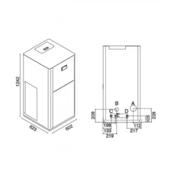 PRO 24 Kw - Chaudière à Granulés Hydraulique EVA CALOR -Hawa Soldes Magasin chaudiere granules eva calor pro 24 2