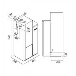 SB 80 11,4Kw -Chaudière à Granulés étanche EVA CALOR -Hawa Soldes Magasin chaudiere granules eva calor sb80 2