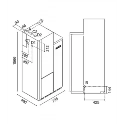 TS 80 11,4Kw -Chaudière à Granulés étanche EVA CALOR -Hawa Soldes Magasin chaudiere granules eva calor ts80 2