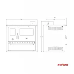 GT 15kW - Cuisinière à Bois -Hawa Soldes Magasin cuisiniere bois interstoves gt 2