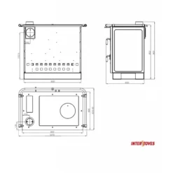 MAGNUM 9kW - Cuisinière à Bois MBS / INTERSTOVES -Hawa Soldes Magasin cuisiniere bois interstoves magnum 4