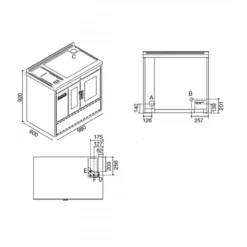 ISOTTA 18.5 Kw - Cuisinière à Granulés Hydraulique EVA CALOR -Hawa Soldes Magasin cuisiniere granules eva calor isotta 18 hydro 4