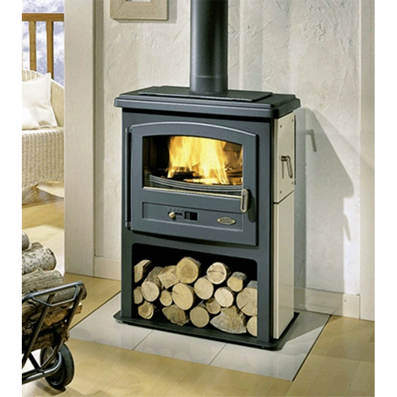 ECO Emaillée 8,5 Kw Réserves De Bûches - Poêle à Bois GODIN 3 ECO Emaillée 8,5 Kw Réserves De Bûches - Poêle à Bois GODIN – Image 3