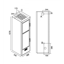 BISCOTTO 8,5 Kw - Four à Granulés Canalisable EVA CALOR -Hawa Soldes Magasin four granules eva calor biscotto 8 2