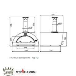 FAMILY GAZ - Four à Pizza à Gaz Clementi -Hawa Soldes Magasin four pizza family 4