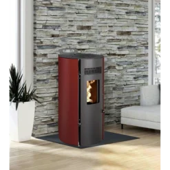 LEANDRO 14kW - PACK Poêle + Conduit Verticale 80/125 - INTERSTOVES -Hawa Soldes Magasin pack poele conduit vertical leandro 14 1