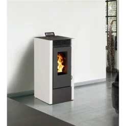 MARINA 11 Kw - Pack Poêle + Conduit Vertical 80/125 - INTERSTOVES -Hawa Soldes Magasin pack poele conduit vertical marina 11 1