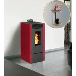MARINA 11 Kw - Pack Poêle + Conduit Vertical 80/125 - INTERSTOVES
