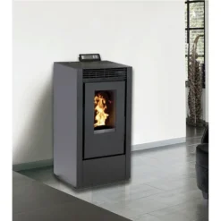 MARINA 14 Kw - Pack Poêle + Conduit Vertical 80/125 - INTERSTOVES -Hawa Soldes Magasin pack poele conduit vertical marina 14 2
