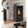 MARINA 6 Kw - Pack Poêle + Conduit Vertical 80/125 - INTERSTOVES