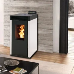 MARINA 6 Kw - Pack Poêle + Conduit Vertical 80/125 - INTERSTOVES -Hawa Soldes Magasin pack poele conduit vertical marina 6 3
