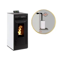 MARINA 11kw Concentrique - PACK Poêle Concentrique + Conduit Ventouse - INTERSTOVES -Hawa Soldes Magasin pack poele marina concentrique 11 3