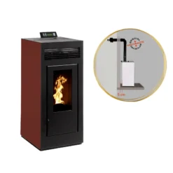 MARINA 11kw Concentrique - PACK Poêle Concentrique + Conduit Ventouse - INTERSTOVES -Hawa Soldes Magasin pack poele marina concentrique 11 5