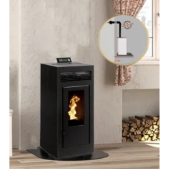 MARINA 13kw Concentrique - PACK Poêle Concentrique + Conduit Ventouse - INTERSTOVES -Hawa Soldes Magasin pack poele marina concentrique 13 2