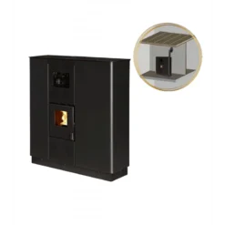 CORTINA 12 KW - PACK Poêle + Conduit Ventouse - INTERSTOVES -Hawa Soldes Magasin pack poele ventouse cortina 12 1