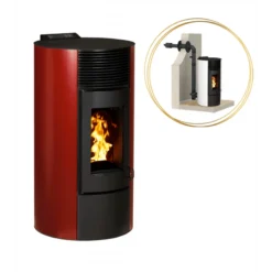 DINO 12 KW - PACK Poêle + Conduit Ventouse - STOVIA -Hawa Soldes Magasin pack poele ventouse dino 12 2