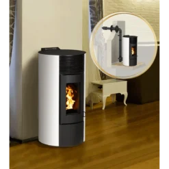 DINO 12 KW - PACK Poêle + Conduit Ventouse - STOVIA -Hawa Soldes Magasin pack poele ventouse dino 12 3