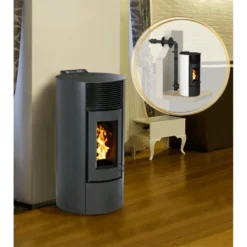 DINO 12 KW - PACK Poêle + Conduit Ventouse - STOVIA -Hawa Soldes Magasin pack poele ventouse dino 12 4