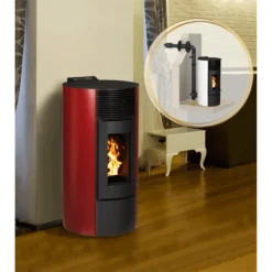 DINO 12 KW - PACK Poêle + Conduit Ventouse - STOVIA -Hawa Soldes Magasin pack poele ventouse dino 12 5