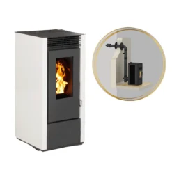 MARINA 14kw - PACK Poêle + Conduit Ventouse - INTERSTOVES -Hawa Soldes Magasin pack poele ventouse interstoves 14 2