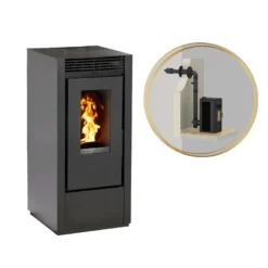 MARINA 14kw - PACK Poêle + Conduit Ventouse - INTERSTOVES