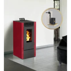 MARINA 11kw - PACK Poêle + Conduit Ventouse - INTERSTOVES