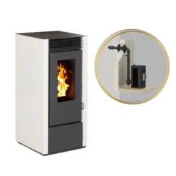 MARINA 11kw - PACK Poêle + Conduit Ventouse - INTERSTOVES -Hawa Soldes Magasin pack poele ventouse marina 11 4