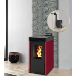 MARINA 8kw - PACK Poêle + Conduit Ventouse -INTERSTOVES -Hawa Soldes Magasin pack poele ventouse marina 8 5