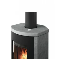 GINEVRA 8,1 Kw - Poêle à Bois Etanche EVA CALOR -Hawa Soldes Magasin poele bois eva calor ginevra 8 2