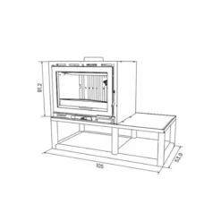 Poêle Bois 10 Kw Beaupré Godin -Hawa Soldes Magasin poele bois godin beaupre 10 2