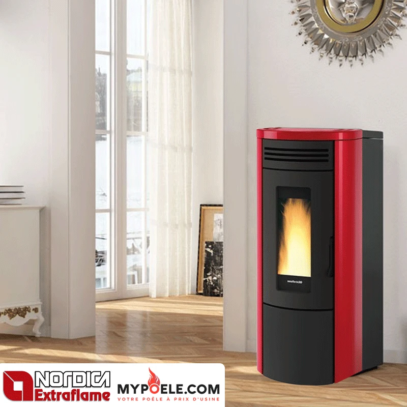 Costanza Idro - 17 KW - Hydraulique - Poêle à Granulés LA NORDICA EXTRAFLAME 2 Costanza Idro - 17 KW - Hydraulique - Poêle à Granulés LA NORDICA EXTRAFLAME – Image 2