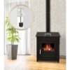 Pack Poêle à Bois JUAN 14kW + Conduit 150 - INTERSTOVES