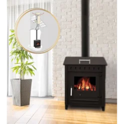 Pack Poêle à Bois JUAN 14kW + Conduit 150 - INTERSTOVES