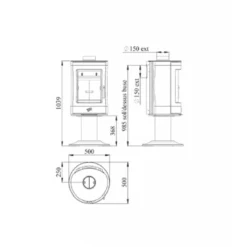 Poêle à Bois 8,5 Kw Mazamet GODIN -Hawa Soldes Magasin poele bois mazamet godin 2