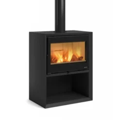 DANTE CON PORTALEGNA 8.8 KW - Poêle à Bois La NORDICA EXTRAFLAME -Hawa Soldes Magasin poele bois nordica dante con portalegna 8 2