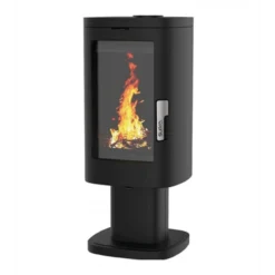 Poêle à Bois 11,5 Kw Maonie Sur Pied SUPRA -Hawa Soldes Magasin poele bois supra maonie pied 11 2