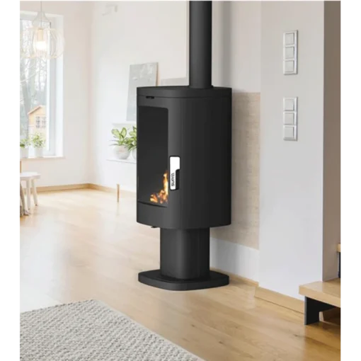 Poêle à Bois 11,5 Kw Maonie Sur Pied SUPRA -Hawa Soldes Magasin poele bois supra maonie pied 11