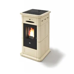 ALINA 9,5 Kw - Poêle à Granulés En Faïence EVA CALOR -Hawa Soldes Magasin poele granules eva calor alina 9 2