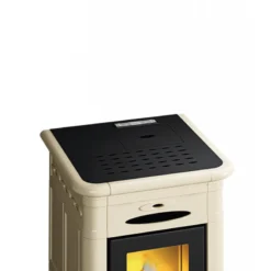 ALINA 9,5 Kw - Poêle à Granulés En Faïence EVA CALOR -Hawa Soldes Magasin poele granules eva calor alina 9 3