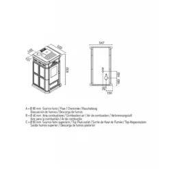 ALINA 9,5 Kw - Poêle à Granulés En Faïence EVA CALOR -Hawa Soldes Magasin poele granules eva calor alina 9 4