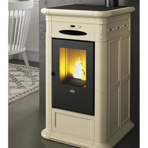 ALINA 9,5 Kw - Poêle à Granulés En Faïence EVA CALOR -Hawa Soldes Magasin poele granules eva calor alina 9