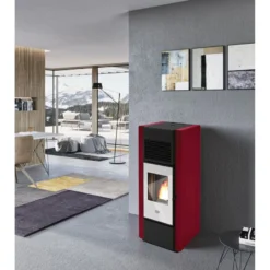 CLOE 15,4 Kw Canalisable - Poêle à Granulés EVA CALOR