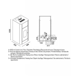 FRIDA 17,5 Kw Hydraulique - Poêle à Granulés EVA CALOR -Hawa Soldes Magasin poele granules eva calor frida 17 5