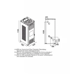 GEMMA 15,4 Kw - Poêle à Granulés Canalisable EVA CALOR -Hawa Soldes Magasin poele granules eva calor gemma 15 canalisable 6