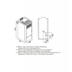 NORA 7 Kw étanche - Poêle à Granulés EVA CALOR -Hawa Soldes Magasin poele granules eva calor nora 7 etanche 5