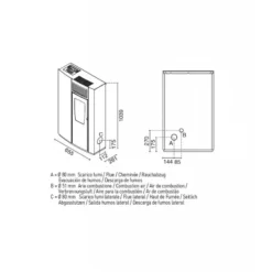 PERLA 7,5 Kw - Poêle à Granulés EVA CALOR -Hawa Soldes Magasin poele granules eva calor perla 7 5