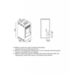 RITA 9,5 Kw - Poêle à Granulés EVA CALOR -Hawa Soldes Magasin poele granules eva calor rita 9 4