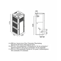 ZOE 15 Kw Canalisable - Poêle à Granulés EVA CALOR 8 ZOE 15 Kw Canalisable - Poêle à Granulés EVA CALOR -Hawa Soldes Magasin poele granules eva calor zoe 15 3