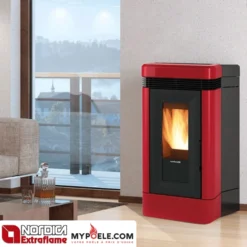 Lucia 12,1kw - Poêle à Granulés LA NORDICA EXTRAFLAME -Hawa Soldes Magasin poele granules extraflame lucia 12 2