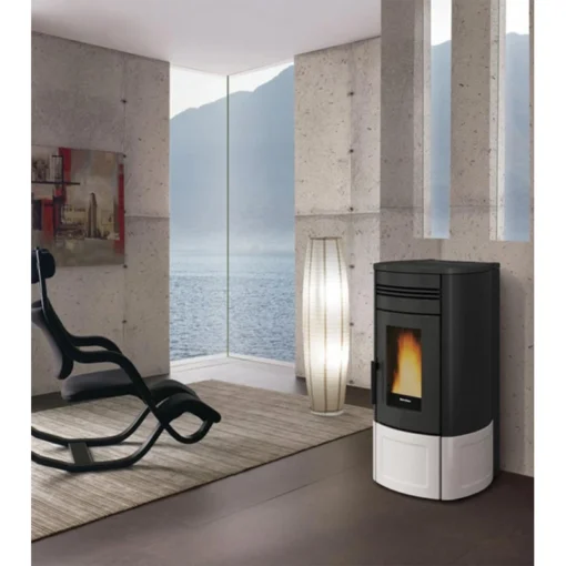 NORIS LUX 12 KW étanche - Poêle à Granulés LA NORDICA EXTRAFLAME -Hawa Soldes Magasin poele granules extraflame noris lux 12